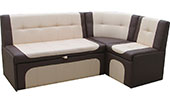 Угловой диван для кухни Уют-3, габариты 118х193 см, короткие сроки изготовления.