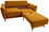 Спальное место дивана Крыжовник состоит из двух независимых частей, раскладываются по отдельности.