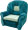 Кресло-кровать Монарх. Габаритные размеры 95х95 см, спальное место 60х195 см.