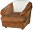 Кресло для отдыха Нега, габаритные размеры 100х90х82 см, оборудовано бельевым ящиком.