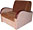 Кресло-кровать Прибой при трансформации образует спальное место длиной 195 см, имеет ящик для белья.