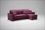 Пример трансформации дивана в кровать. На фото однотипный диван Тахко. Короткая оттоманка 165 см.